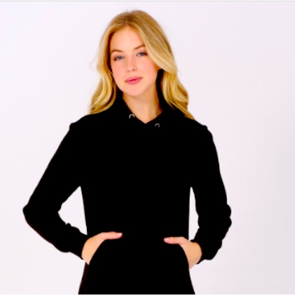 FLEECE SWEATSHIRT DRESS